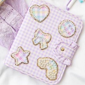 EUC Stoney Clover Lane, Pastel Picnic ruffle notebook in Lavender